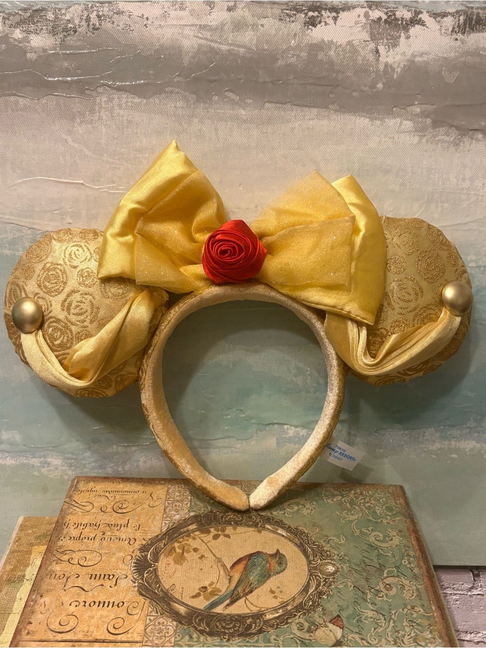 Beauty and the Beast Belle Inspired Mickey/Minnie Ears